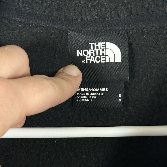 The North Face Sherpa Fleece Zip Up Jacket Men’s Small Full Zip Pockets‎ Black - Picture 2 of 16